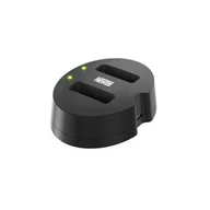 Ładowarki do aparatów dedykowane - Newell Ładowarka do aparatu Ładowarka dwukanałowa SDC-USB do akumulatorów NB-13L NL1880 - miniaturka - grafika 1