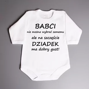 Babci nie można wybrać - body dziecięce - Body dla niemowląt Babci nie można wybrać - body dziecięce - Body dla niemowląt - miniaturka - grafika 1