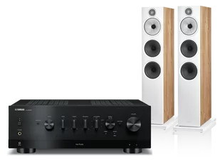 Yamaha R-N1000A (czarny) + 603 S3 (dąb) - Zestawy stereo - miniaturka - grafika 1