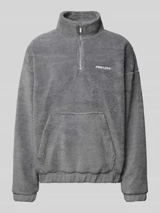 Sweter z polaru z kołnierzem model ‘Puka’ - Swetry męskie Sweter z polaru z kołnierzem model ‘Puka’ - Swetry męskie - miniaturka - grafika 1