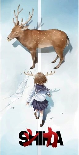 Plakat My Deer Friend Nokotan NOKO_059 A2 (custom)