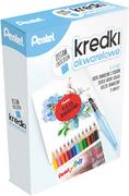 Zabawki kreatywne - PENTEL Kredki akwarel CB9-12 zestaw Aqua brush - miniaturka - grafika 1