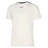 Koszulki sportowe męskie - Koszulka męska Mizuno Tee M White L - miniaturka - grafika 1