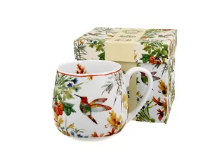 Kubek do kawy i herbaty porcelanowy, baryłka DUO LINNEA 430 ml - Kubki - miniaturka - grafika 1