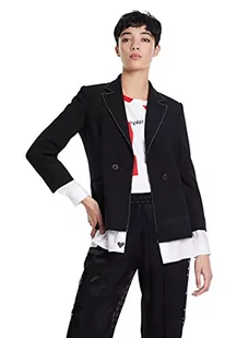 Desigual Damska kurtka 20SWEW02200044, czarna, 36 - Kurtki damskie - miniaturka - grafika 1