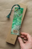 Zakładki do książek - Zakładka do książki inspirowana lasem - akwarela - miniaturka - grafika 1