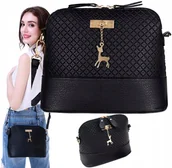 Torebki damskie - Damska Torebka Skórzana Na Ramię Listonoszka Retro - miniaturka - grafika 1