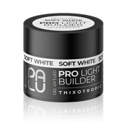 Żele do paznokci - Palu - Pro Light Builder Gel Soft White/45g - miniaturka - grafika 1