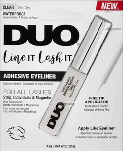 DUO - Line It Lash It - Adhesive Eyeliner - Klej do rzęs i eyeliner - Clear - Wodoodporny - 3,5 g - Sztuczne rzęsy i akcesoria - miniaturka - grafika 1