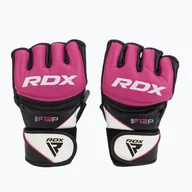 Rękawice bokserskie - Rękawice grapplingowe RDX Grappling Glove New Model GGRF-12P pink - miniaturka - grafika 1