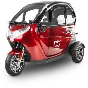 Skuter elektryczny z dachem MICRO CAR BILI BIKE CITY GO -czerwony - Skutery - miniaturka - grafika 1