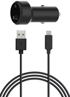 Xqisit Car Charger 2,4A USB-microUSB czarny 31527 - Ładowarki samochodowe - miniaturka - grafika 3