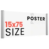 Biuro i firma OUTLET - Tabliczka informacyjna drzwiowa do oznaczania pomieszczeń 148x750 mm - miniaturka - grafika 1