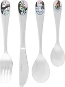 Sztućce dla dzieci - Sztućce dziecięce Arabia Finland Muminki Friends Forever 4 el. - miniaturka - grafika 1