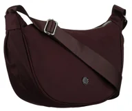 Torebki damskie - Torebka damska listonoszka PETERSON mała na suwak szeroki pasek na ramię modna burgundowa - miniaturka - grafika 1
