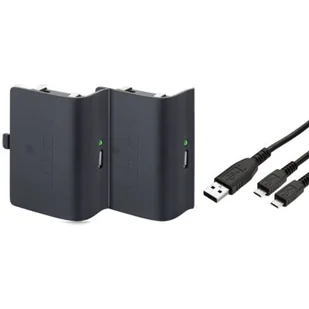 Venom Games Venom Games Twin Rechargeable Battery Packs - Akcesoria do konsoli do gier - Microsoft Xbox One S 5031300028505 - Akcesoria do Xbox - miniaturka - grafika 1
