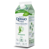 Mydła - Dermomed Purezza Aloe 900ml zapas, mydło w płynie z aloesem, łagodzące i nawilżające - miniaturka - grafika 1