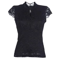 Koszulki i topy damskie - Morgan Damska koszulka Dentelle Dnema T-shirt - miniaturka - grafika 1
