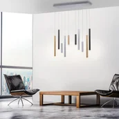 Lampy sufitowe - Paul Neuhaus PURE Pure-Gemin lampa wisząca 10-pkt. mix - miniaturka - grafika 1