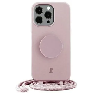 Etui JUST ELEGANCE PopGrip do Apple iPhone 14 Pro Max Jasnoróżowy - Etui i futerały do telefonów - miniaturka - grafika 1