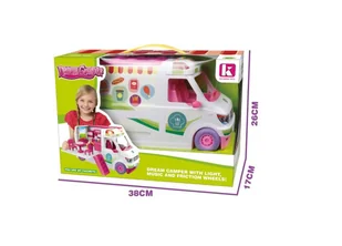 Auto 37cm Mobilna przychodnia światło i dźwięk - Lalki dla dziewczynek - miniaturka - grafika 1