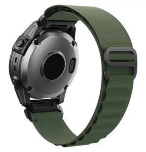 Opaska Pasek Bransoleta Nylon Pro Garmin Fenix 3/5X/3Hr/5X Plus/6X/6X Pro/7X Army Green - Akcesoria do smartwatchy - miniaturka - grafika 1