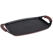 Patelnie - PŁYTA GRILLOWA TYTANOWA 47cm BERLINGER HAUS BH-8047 LEONARDO - miniaturka - grafika 1