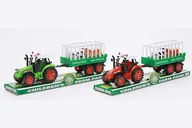 Samochody i pojazdy dla dzieci - Traktor z przyczepą i zwierzętami Trifox - model lub pojazd - miniaturka - grafika 1