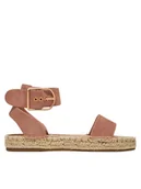Espadryle damskie - Pepe Jeans Espadryle PLS90680 Różowy - miniaturka - grafika 1