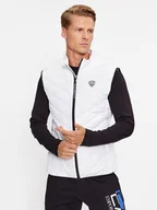 Kamizelki męskie - EA7 Emporio Armani Kamizelka 8NPQ02 PNE1Z 1100 Biały Regular Fit - miniaturka - grafika 1