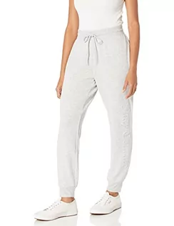 Spodnie damskie - Juicy Couture Damskie spodnie dresowe z kultowym logo, jasnoszary melanż, XL, Jasnoszary wrzosowy, XL - grafika 1