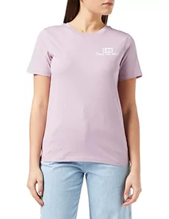 Lee Damska koszulka Seasonal Graphic Tee T-Shirt, śliwka, XS - Koszulki i topy damskie - miniaturka - grafika 1