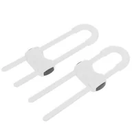 Zabezpieczenia dla dzieci - Blokada szafki CS515 biała 2x Dis - miniaturka - grafika 1