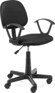 Fotele i krzesła biurowe - Krzesło biurowe Fabryka Mebli Akord Fotel dziecięcy FD-3 materiałowy - Czarny - miniaturka - grafika 1