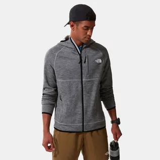 Kurtki męskie - Męska kurtka polarowa The North Face Canyonlands Hoodie medium grey heather - S - grafika 1