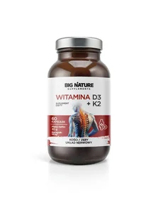 Big Nature D3 + K2 - suplement diety 60 kaps. - suplement - Witaminy i minerały - miniaturka - grafika 1
