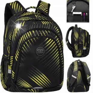 COOLPACK PLECAK SZKOLNY MŁODZIEŻOWY DLA CHŁOPCA DRAFTER CZARNY 3D CP - Plecaki szkolne i tornistry - miniaturka - grafika 1