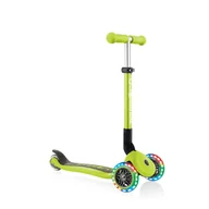 Hulajnogi - Hulajnoga 3-kołowa Globber Foldable Lights Lime Green Jr (kolor Zielony) - miniaturka - grafika 1