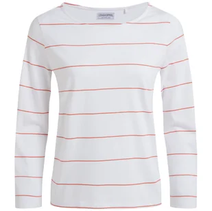 Koszulka Craghoppers Katitia Long Sleeved Top Rozmiar: M / Kolor: biały - Koszulki sportowe damskie - miniaturka - grafika 1