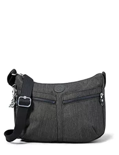Kipling Damskie IZELLAH Crossbody, Black Peppery, 12 x 33 x 23 cm, Black Peppery, 12x33x23 cm - Torebki damskie - miniaturka - grafika 1