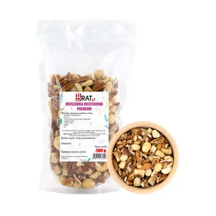 Świeża Mieszanka Orzechowa Premium 500G - Orzechy i nasiona - miniaturka - grafika 1