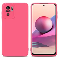 Etui i futerały do telefonów - Cadorabo Etui do Xiaomi RedMi NOTE 10 4G / RedMi NOTE 10S Pokrowiec ochronny z czerwonego silikonu TPU Etui na telefon komórkowy - miniaturka - grafika 1