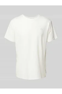 T-shirt z prążkowanym, okrągłym dekoltem model Dinton - Blend - Koszulki męskie - miniaturka - grafika 1