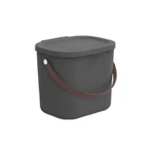 Skrzynki i torby narzędziowe - Rotho ALBULA Schowek Prostokątny Plastik Antracyt - miniaturka - grafika 1