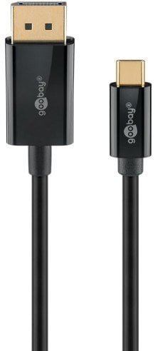 Goobay USB-C to DisplayPort Cable 4K at 60 Hz, 1 m 75704