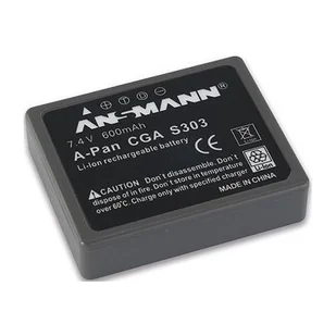 Ansmann Akumulator do Panasonic A-Pan CGA S303 600 mAh) - Kamery cyfrowe - akcesoria - miniaturka - grafika 1