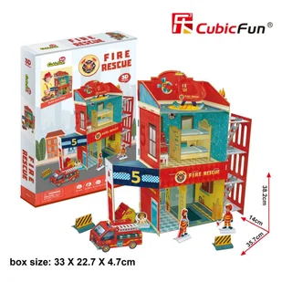 Dante Puzzle 3D Straż pożarna - Puzzle - miniaturka - grafika 1