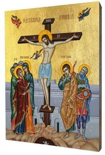 Ikona Chrystus na Krzyżu - Ikony i obrazy sakralne - miniaturka - grafika 1