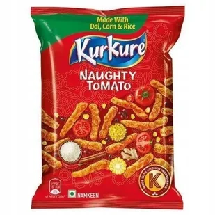 Indyjska przekąska Naughty Tomato Kurkure 75g - Chipsy - miniaturka - grafika 1