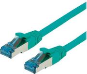 Kable miedziane - Value S/FTP Patch wire KAT6 A, zielony 1m 21991941 - miniaturka - grafika 1